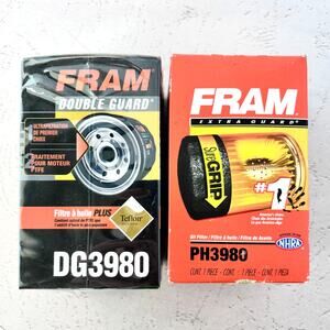 FRAM Oil Filter DoubleGuard Sure Grip DG3980 PH3980 - Pack of 2
